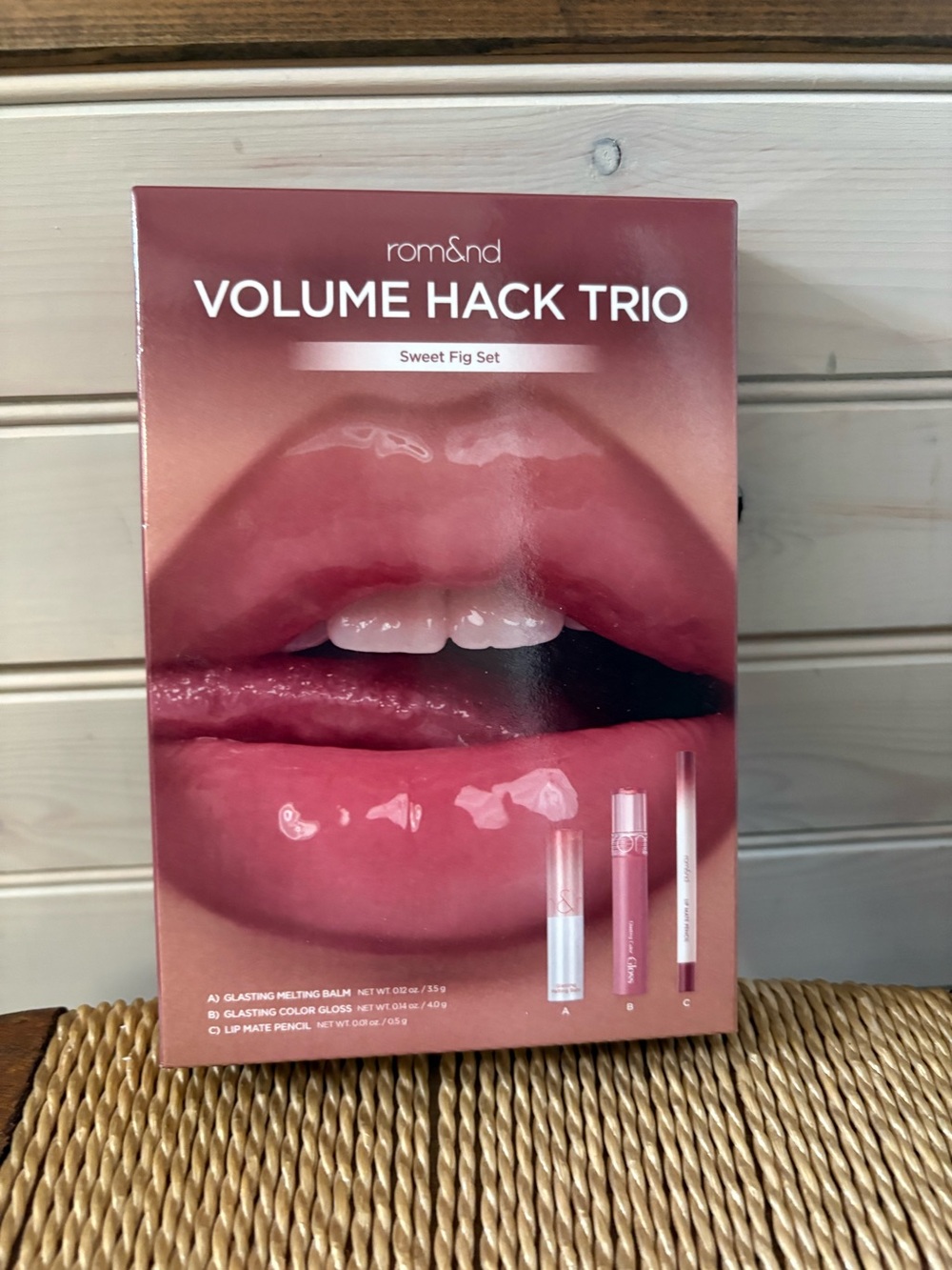 rom&nd Volume Hack Sweet Fig Lip Set (Pink Berry Shades)